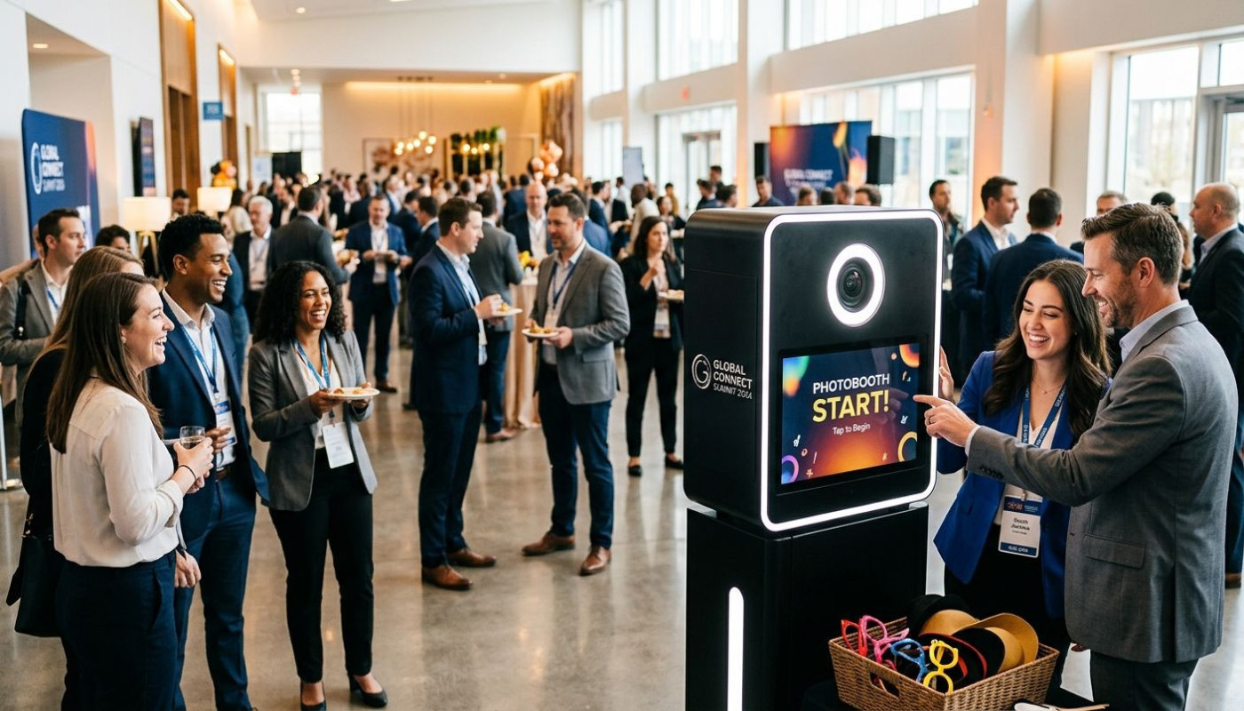 Tendances actuelles des photobooths pour événements corporatifs